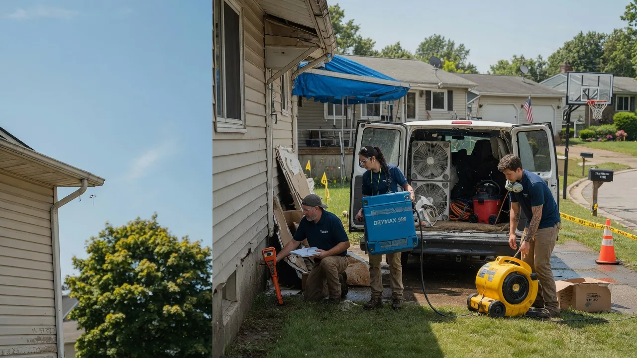 Ceiling Leak Cleanup in North Dakota near me