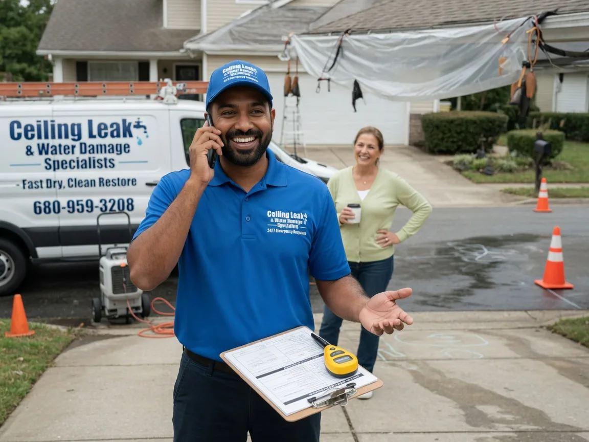 Ceiling Leak Cleanup North Dakota FAQs